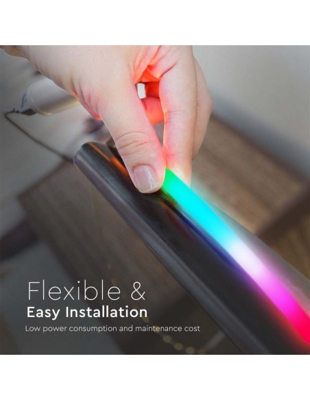 6875-Strip LED Neon Flex /m  LED/m Bobina m V RGB IP-4