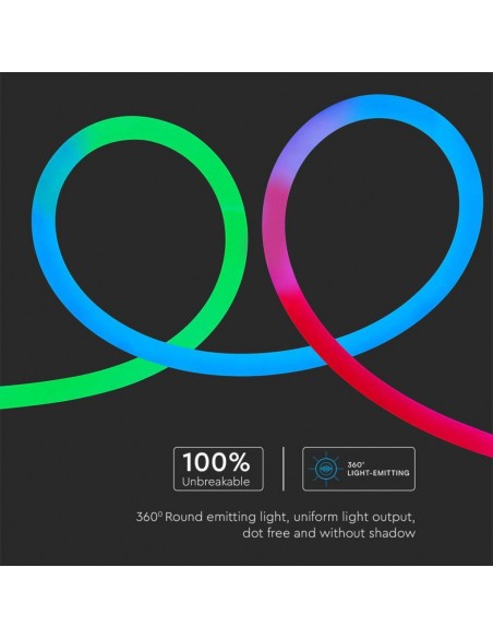 6875-Strip LED Neon Flex /m  LED/m Bobina m V RGB IP-6