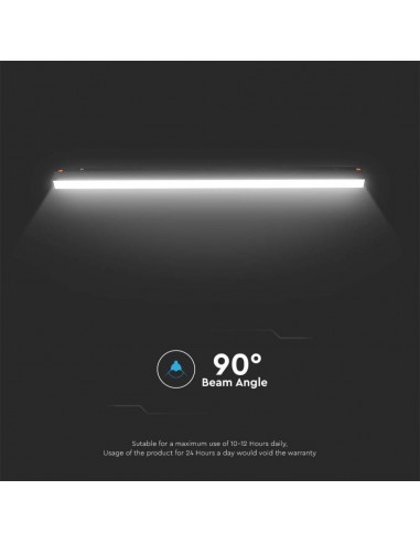 6883-Plafoniera LED SMD Lineare da Binario Magnetica  V  Colore Nero Compatibile con Google Home e Amazon Alexa in -7