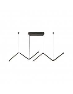 6937-Lampadario LED a Sospensione  dal Design Moderno Colore Nero -1