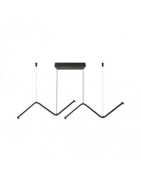 6937-Lampadario LED a Sospensione  dal Design Moderno Colore Nero -1