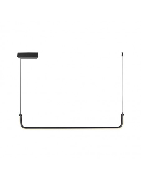 6939-Lampadario LED a Sospensione  Lmm dal Design Moderno Colore Nero -1