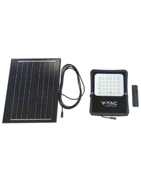 6967-Faro LED con Telecomando e Pannello Solare  -5