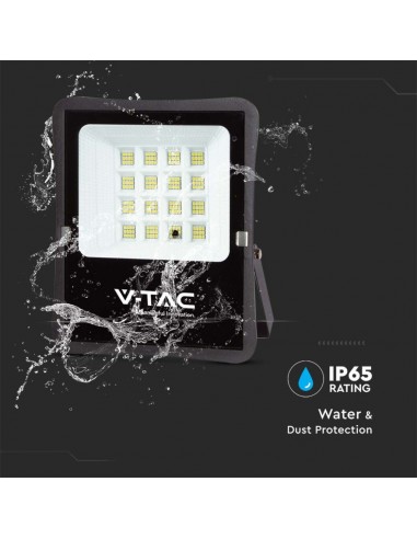 6967-Faro LED con Telecomando e Pannello Solare  -7