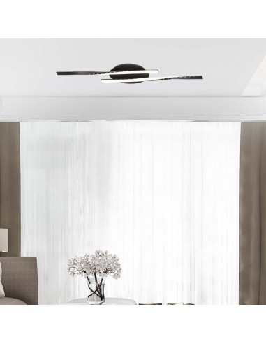 7001-Lampadario LED dal Design Moderno  Colore Nero xmm -3