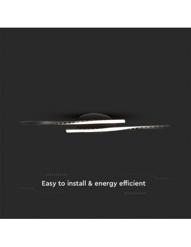 7001-Lampadario LED dal Design Moderno  Colore Nero xmm -6