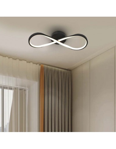 7002-Lampadario LED da Soffitto  dal Design Moderno Colore Nero -4
