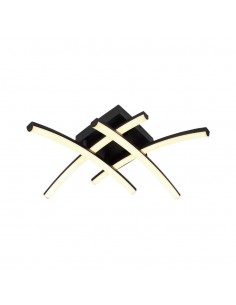 7003-Lampadario LED dal Design Moderno  Colore Nero xmm -1