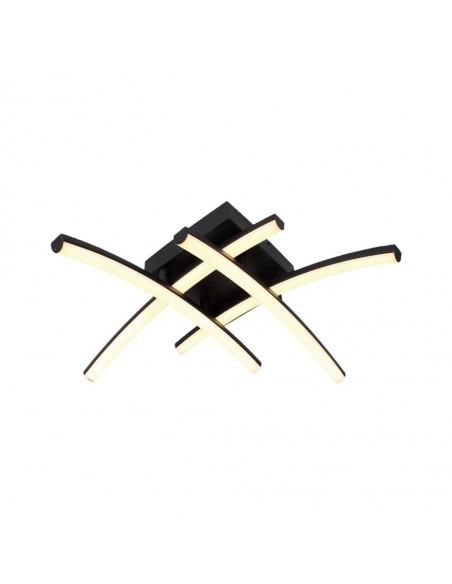 7003-Lampadario LED dal Design Moderno  Colore Nero xmm -1