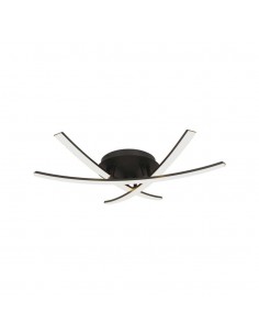 7005-Lampadario LED dal Design Moderno L  Colore Nero  -1