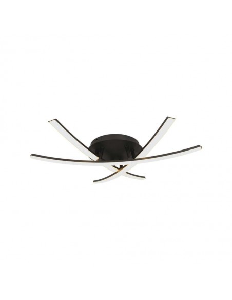 7005-Lampadario LED dal Design Moderno L  Colore Nero  -1