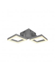 7006-Lampadario LED con  Cornici  in Metallo Colore Grigio К-1