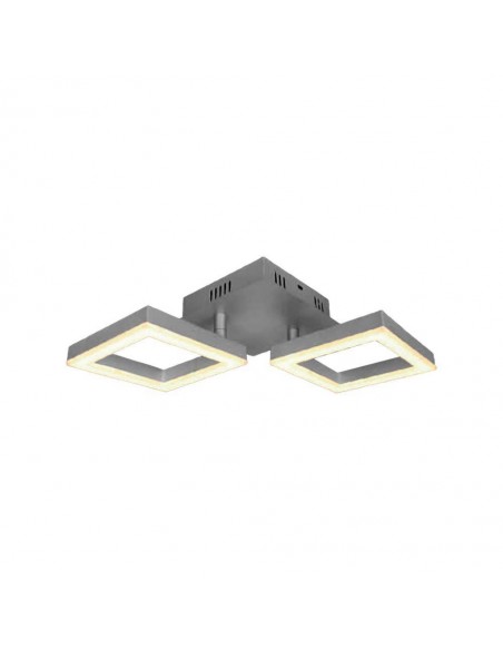 7006-Lampadario LED con  Cornici  in Metallo Colore Grigio К-1