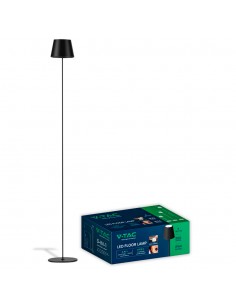 7009-Piantana LED  Colore Nero in Alluminio con Touch Dimmerabile Altezza regolabile in  IP-1