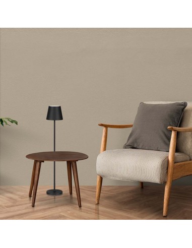 7009-Piantana LED  Colore Nero in Alluminio con Touch Dimmerabile Altezza regolabile in  IP-6