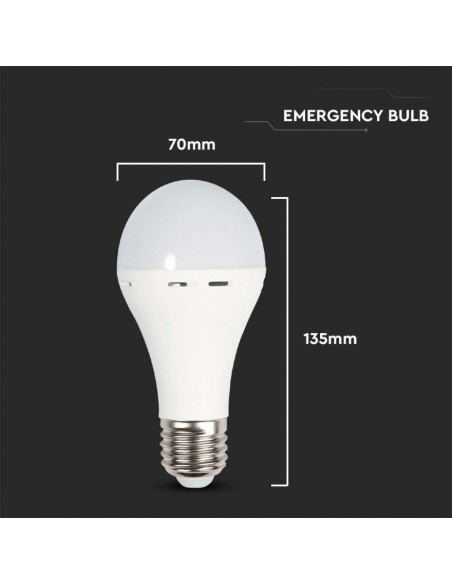 7010-Lampadina LED Utilizzabile Come Torcia E  A con Batteria da h -3