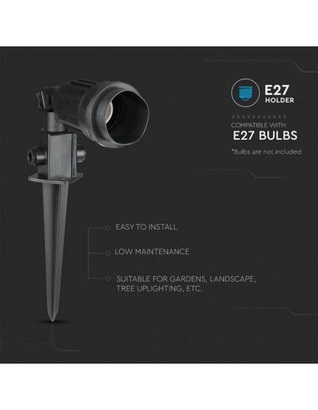 7044-Picchetto con Portalampada E Singolo IP-6