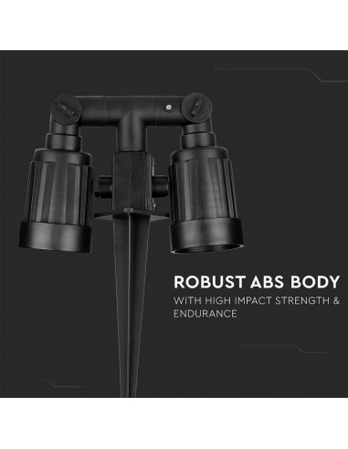 7045-Picchetto con Portalampada E Doppio IP-6