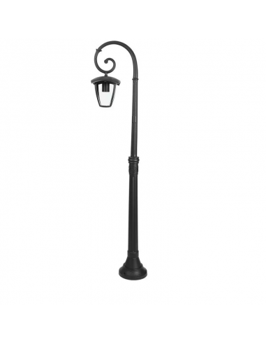 7060-Lampione LED con Portalampada E Max  Colore Nero h cm IP-1