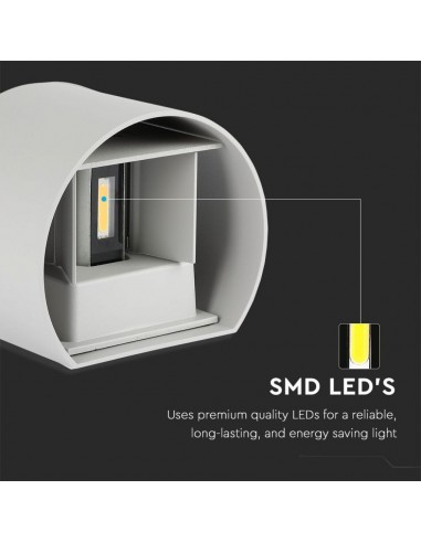 Lampada LED da Muro Arrotondata...