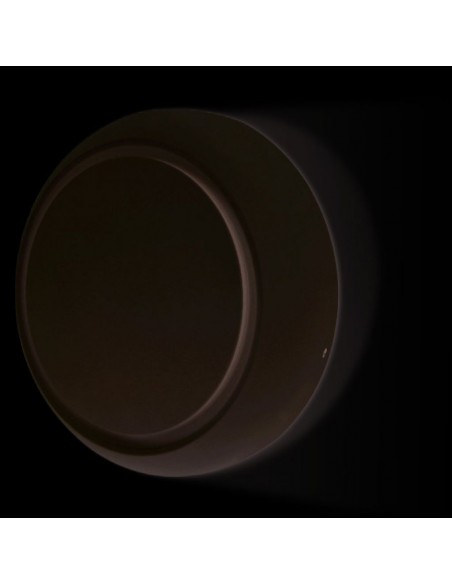 7086-Lampada LED da Muro Arrotondata LED COB  LM/W Colore Bianco Satinato Ruotabile  Fascio Luminoso Regolabile  IP-5