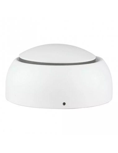 7086-Lampada LED da Muro Arrotondata LED COB  LM/W Colore Bianco Satinato Ruotabile  Fascio Luminoso Regolabile  IP-7