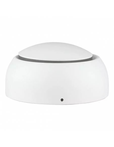 7086-Lampada LED da Muro Arrotondata LED COB  LM/W Colore Bianco Satinato Ruotabile  Fascio Luminoso Regolabile  IP-7