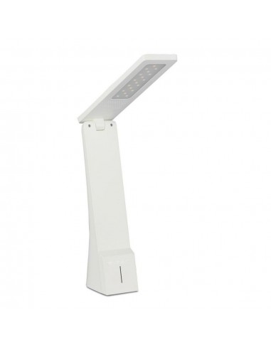 7099-Lampada LED da Tavolo   in  Ricaricabile a Batteria Colore Bianco e Oro Touch Dimmerabile-6