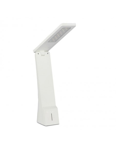 7099-Lampada LED da Tavolo   in  Ricaricabile a Batteria Colore Bianco e Oro Touch Dimmerabile-6
