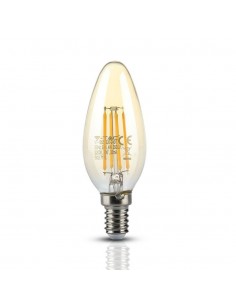 7113-Lampadina LED E  Candela Filamento Ambrato -1