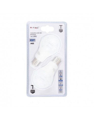 7302-Lampadina LED E  LM/W A  Blister  Pezzi-1