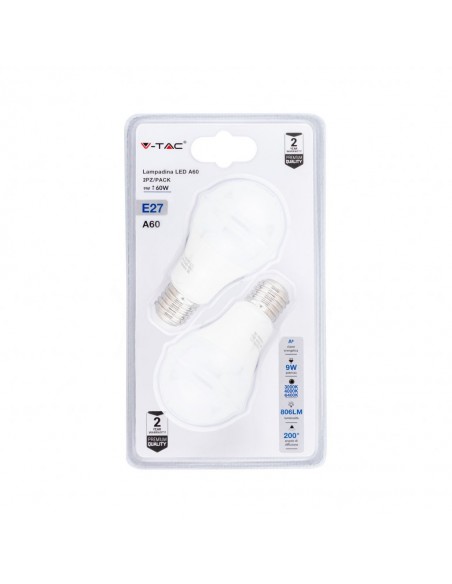 7309-Lampadina LED E  A  in   Blister  Pezzi-1