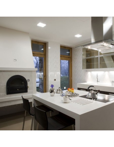 744-Mini Pannello LED  Chip Samsung Montaggio ad Incasso Regolabile Quadrato -5