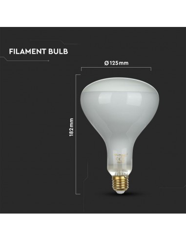 7468-Lampadina LED E  R Filamento  Dimmerabile-3