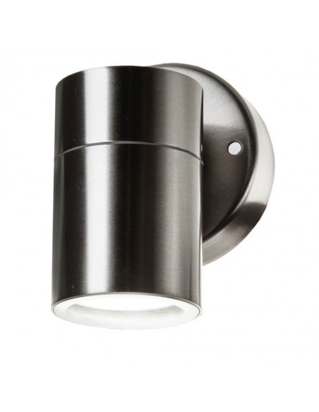 7501-Portafaretto LED da Muro Rotondo GU Max  Colore Metallico IP-1