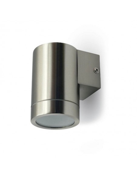 7506-Portafaretto LED da Muro Rotondo GU Max  Colore Metallico IP-1