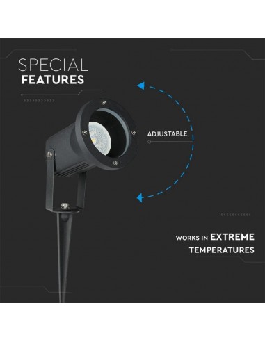 Picchetto con Portalampada GU10 (Max...