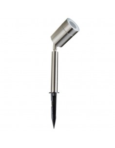 7518-Picchetto in Acciaio Inox con Portalampada GU Max  Orientabile IP-1