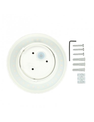 7525-Lampada LED da Muro Rotonda  LM/W Colore Bianco  -5