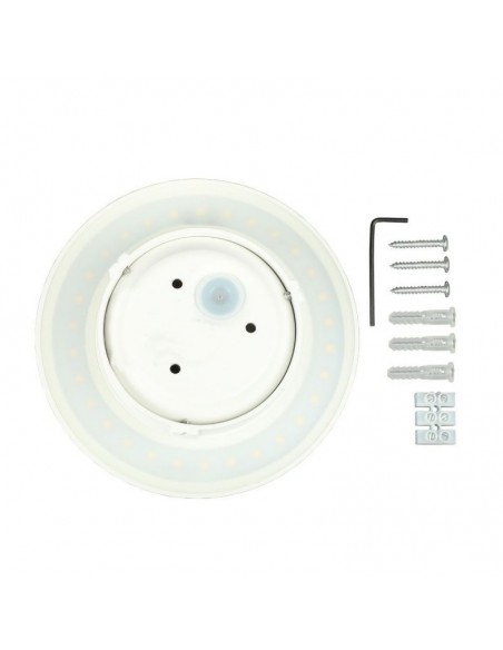 7526-Lampada LED da Muro Rotonda  LM/W Colore Bianco  -6