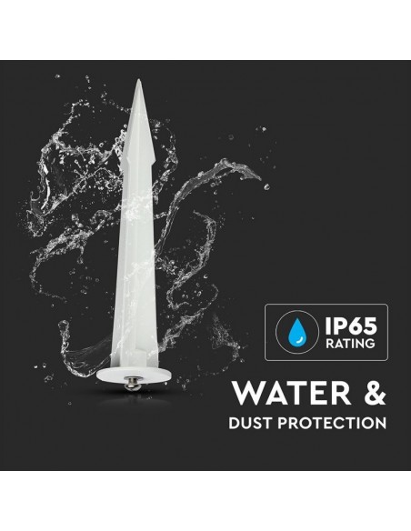 7537-Picchetto in Alluminio per Fari LED Colore Bianco d mm Hmm-4