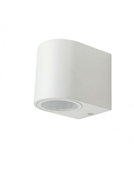 7540-Portafaretto LED da Muro Rotondo GU Max  Colore Bianco IP-1