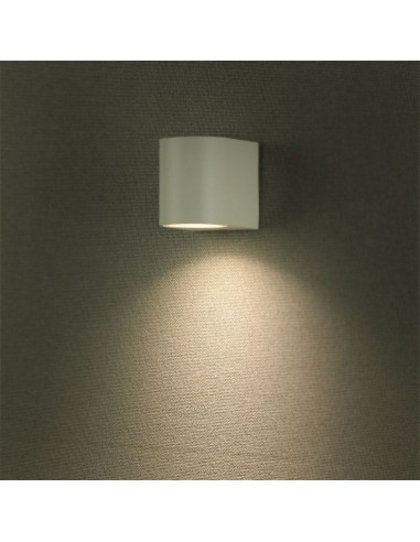 7540-Portafaretto LED da Muro Rotondo GU Max  Colore Bianco IP-5