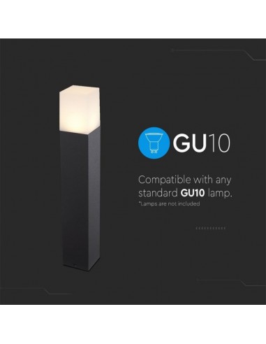 Piantana LED da Giardino Quadrata con...