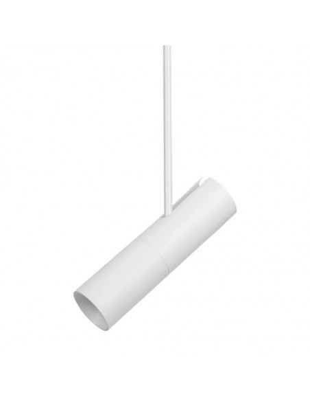 Portafaretto LED a Sospensione GU10 Corpo in Alluminio Bianco D:60*220MM