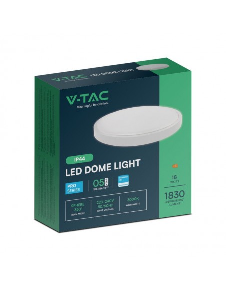 76151-24-Plafoniera LED Chip Samsung Rotonda  LM/W Colore Bianco Diametro mm  IP-2