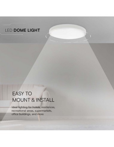 Plafoniera LED Rotonda 18W Cornice...