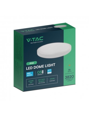 76221-24-Plafoniera LED Chip Samsung Rotonda  LM/W Colore Bianco Diametro mm  IP-2