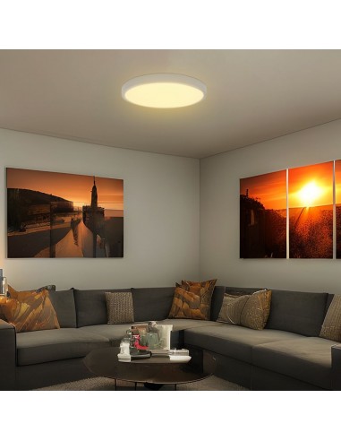76231-24-Plafoniera LED Chip Samsung Rotonda  LM/W Colore Bianco Diametro mm  IP-5