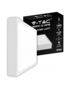 7626-Plafoniera LED Quadrata  Colore Bianco  IP-1